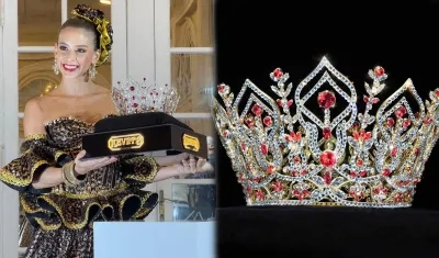 Está es la corona que lucirá la soberana. 