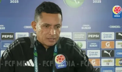 César Torres, técnico de la Selección Colombia sub-20.
