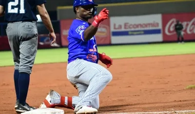 Dilson Herrera, pelotero de la Selección Colombia de béisbol.