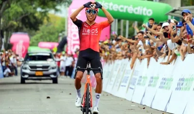 Egan Bernal venía de ganar dos títulos en en los Nacionales de ciclismo en Colombia. 
