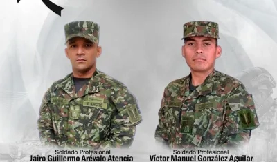 Soldados asesinados.