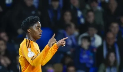 El atacante brasileño Endrick marcó el único gol del partido. 