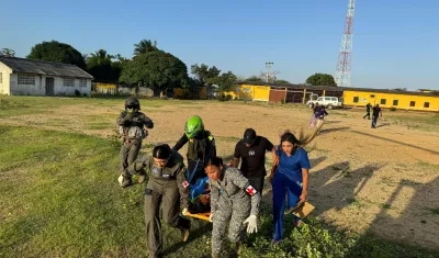 Traslado de indígena wayúu.