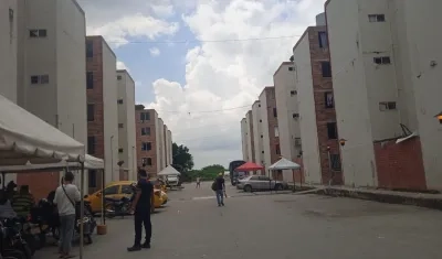 Aspecto del conjunto en Las Gardenias, Barranquilla. 