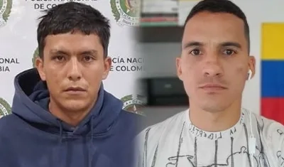 (Izq.) Alias 'El Gocho' y (Der.) Ronald Ojeda, exmilitar venezolano asesinado.