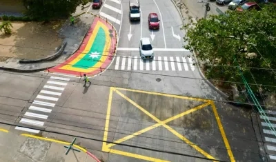 Intervención en la intersección de la calle 85 con carrera 64.