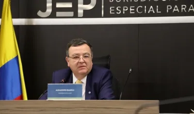 Alejandro Romelli, presidente de la JEP.