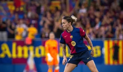 'Mapi' León, jugadora del Barcelona femenino.