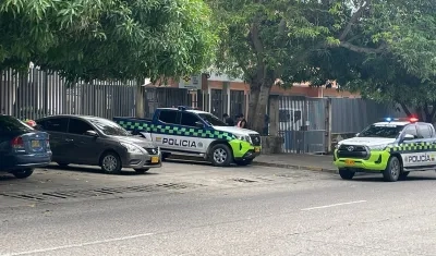 Aspecto de Medicina Legal, en Barranquilla. 