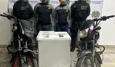 Capturados presuntos integrantes de ‘Los Pachencas’.