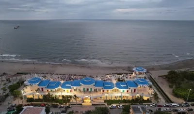 Panorámica de las playas de Puerto Colombia y Muelle 1888.