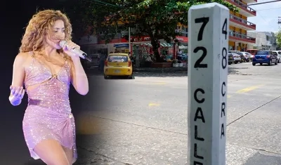 La calle 72 ahora se llamará Avenida Shakira. 