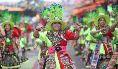 Desfile del Carnaval de Oruro.
