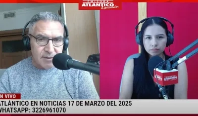 Transmisión de Atlántico en Noticias.