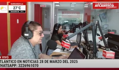 Transmisión de Atlántico en Noticias.