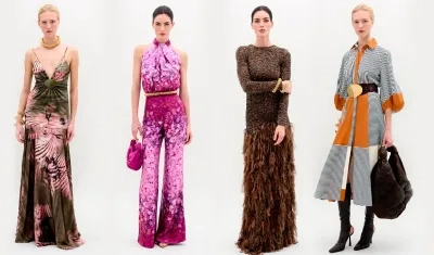 Algunas de las creaciones de la nueva colección de la diseñadora Silvia Tcherassi.