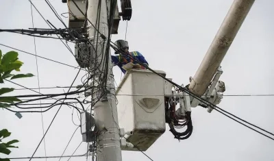 Imagen de referencia de labores de Air-e.