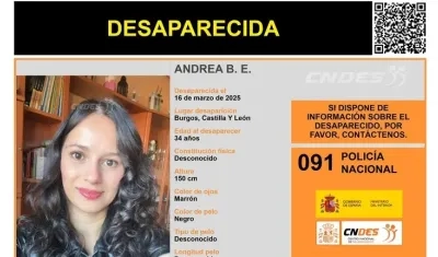  Andrea Bejarano, colombiana encontrada sin vida en España.