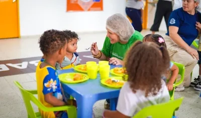 Atención a los niños y niñas con el programa de la Alcaldía de Barranquilla, Primera Infancia.