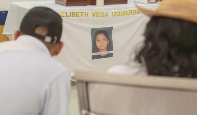 Entrega del cuerpo de Elibeth Vega Izquierdo.