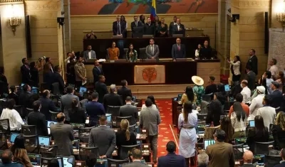 Plenaria de la Cámara de Representantes. 