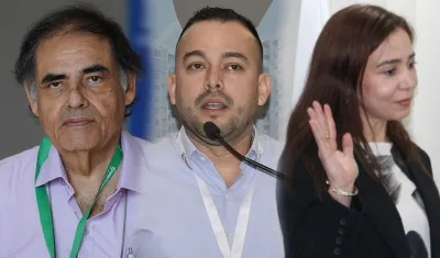 Carlos Diago, Edwin Palma y Diana Bustamante