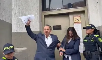 Carlos Lehder cuando quedó en libertad.