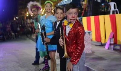 Circus Family On The Road.