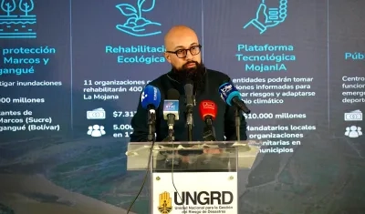 El director de la UNGRD, Carlos Carrillo.