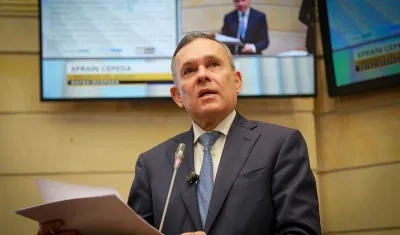 Efraín Cepeda Sarabia, presidente del Congreso.