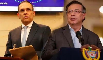Efraín Cepeda y Gustavo Petro.