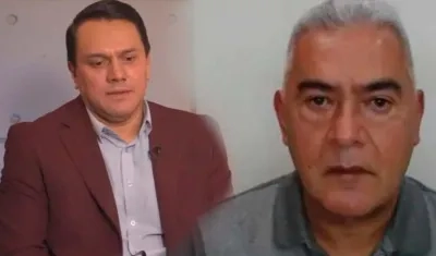 El coronel Mario Durán y alias 'Papá Pitufo'. 