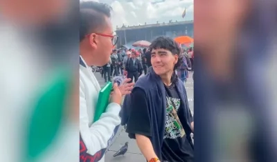 Creador de Contenido, Daniel Maldonado y Joven entrevistado.