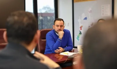 Reunión del Ministro de Minas, Edwin Palma, con los comisionados de la CREG.