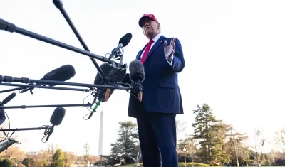 Presidente estadounidense Donald Trump. 