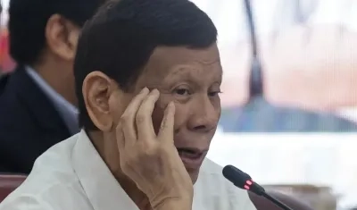 El expresidente de Filipinas, Rodrigo Duterte.