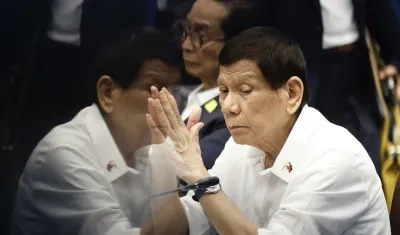 El expresidente filipino Rodrigo Duterte.