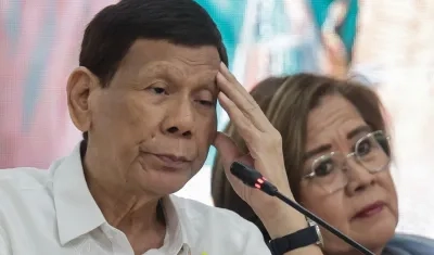 El polémico expresidente de Filipinas, Rodrigo Duterte.