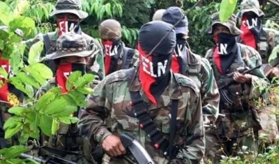 Guerrilleros del ELN.