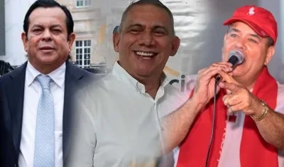 Euclides Torres, Máximo Noriega y Santander Lopesierra.