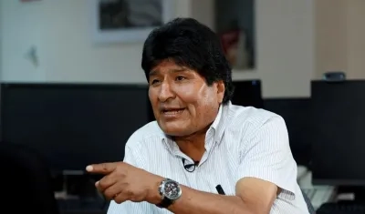 Evo Morales, expresidente de Bolivia.