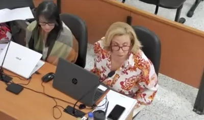 La fiscal Lucy Marcela Laborde