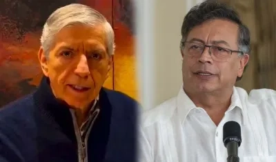 César Gaviria y Gustavo Petro.