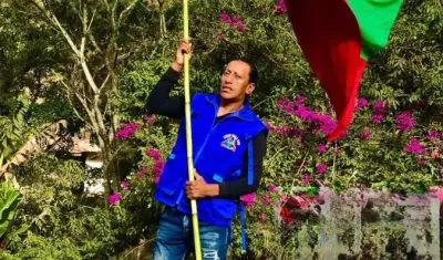 Édgar Tumiñá, guardia indígena asesinado.