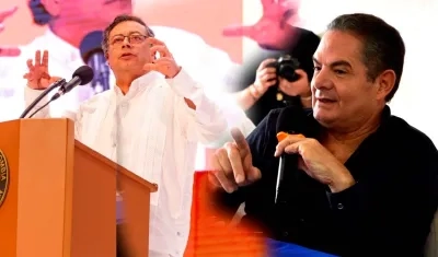 Presidente Gustavo Petro / Exvicepresidente Germán Vargas Lleras.
