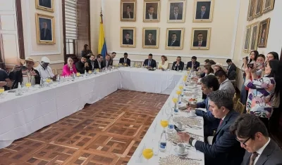 Imagen de la socialización.