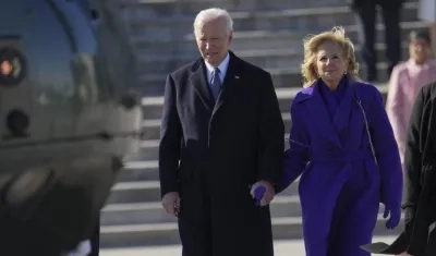 Joe Biden y su esposa Jill Biden.