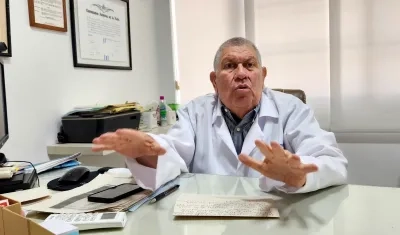 Juan Isaac Llanos, presidente de la Sociedad de Psiquiatría biológica en Colombia y exdirector nacional de Medicina Legal.  