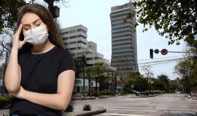 La carrera 54 el día que inició el confinamiento
