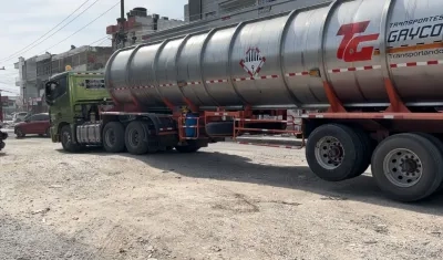 Una de las partes del tramo que se encuentra en mal estado.